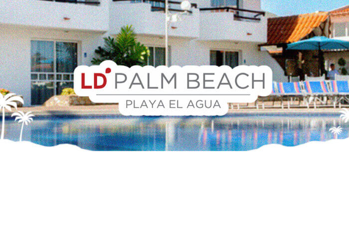 Hotel LD’ Palm Beach, Playa el Agua – 3D/2N